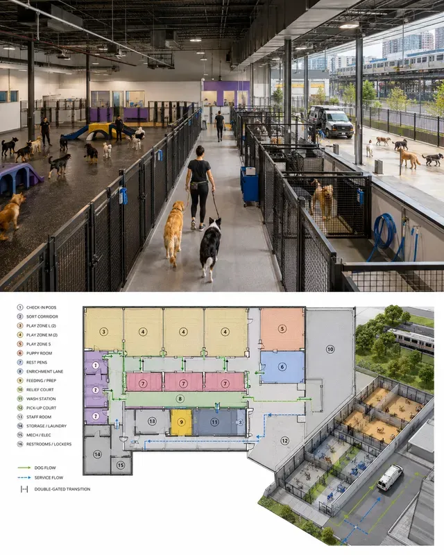 Dog Daycare Boarding Facilities
