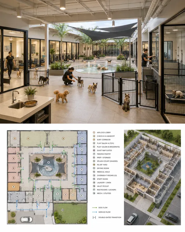 Dog Daycare Boarding Facilities