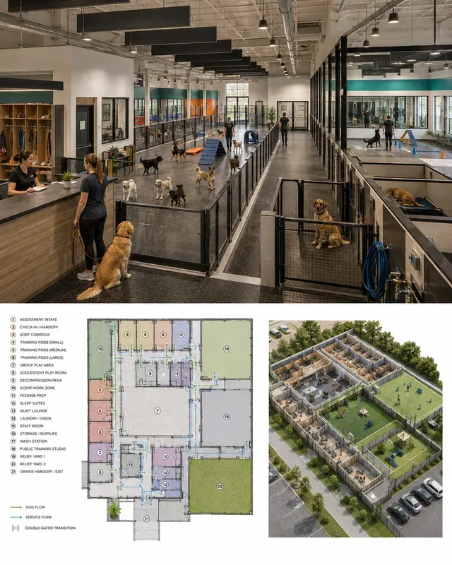 Dog Daycare Boarding Facilities