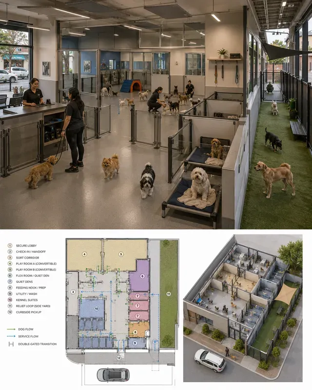 Dog Daycare Boarding Facilities