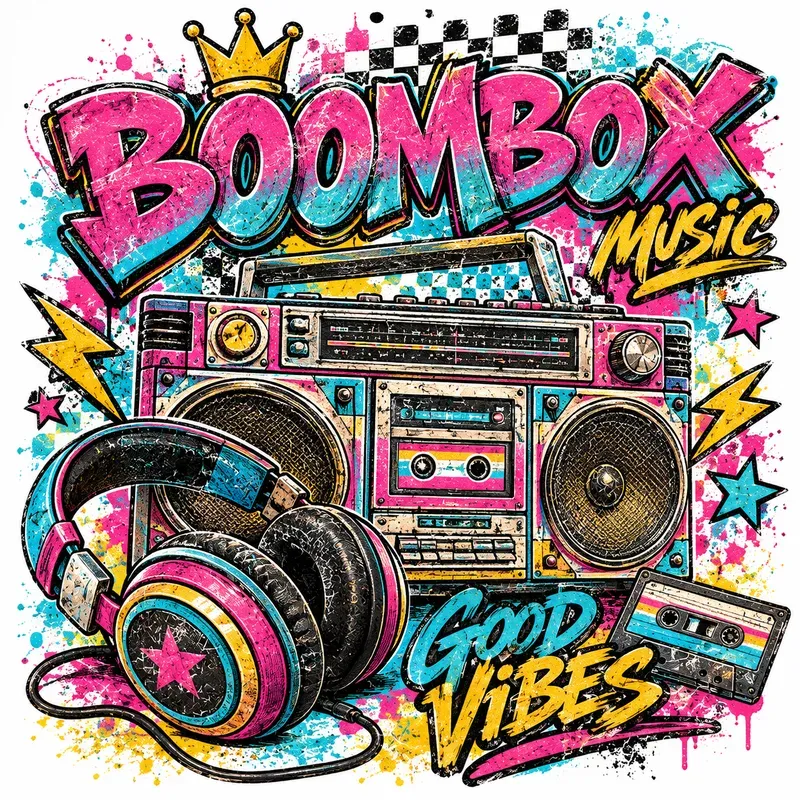 Retro Vintage 80s Tshirt Designs