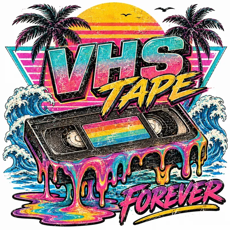 Retro Vintage 80s Tshirt Designs