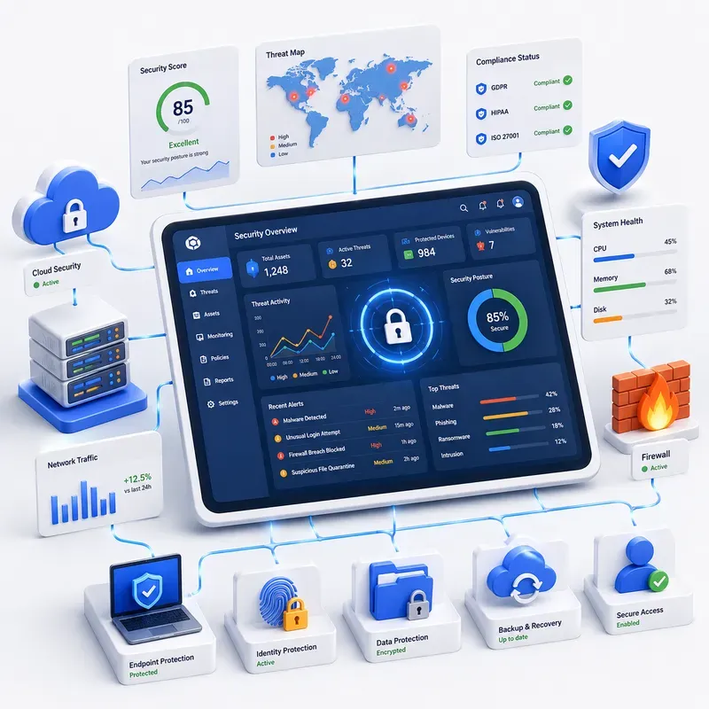 3D Isometric Dashboards