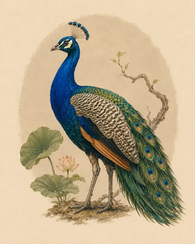 Artistic Gouache Bird Portraits