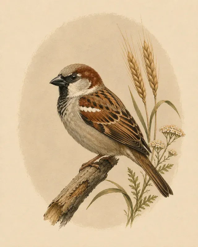 Artistic Gouache Bird Portraits