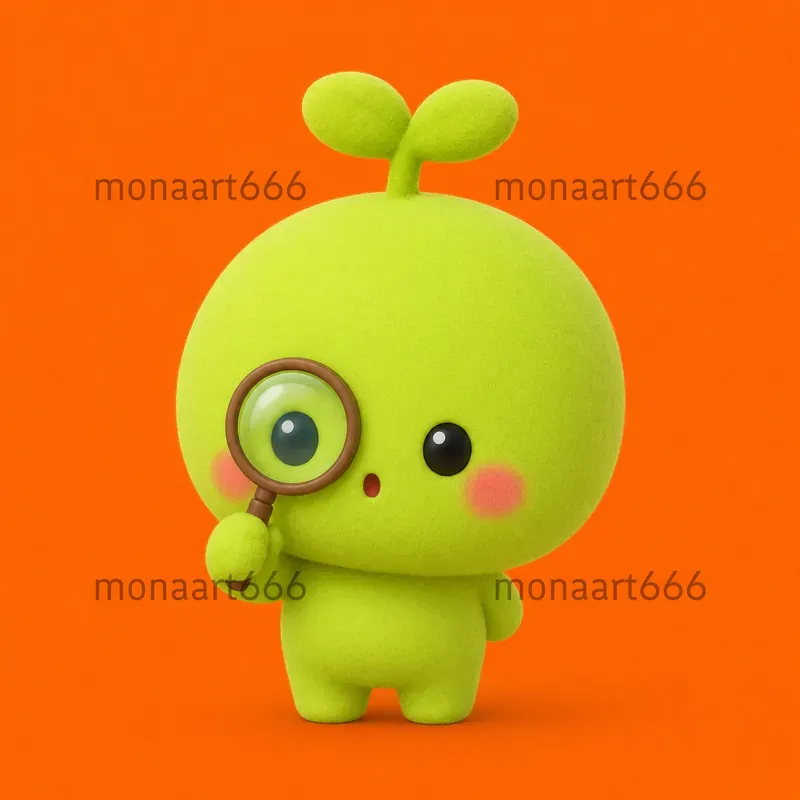 Vibrant Chibi Fuzzy Monsters Collections