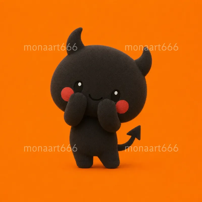 Vibrant Chibi Fuzzy Monsters Collections