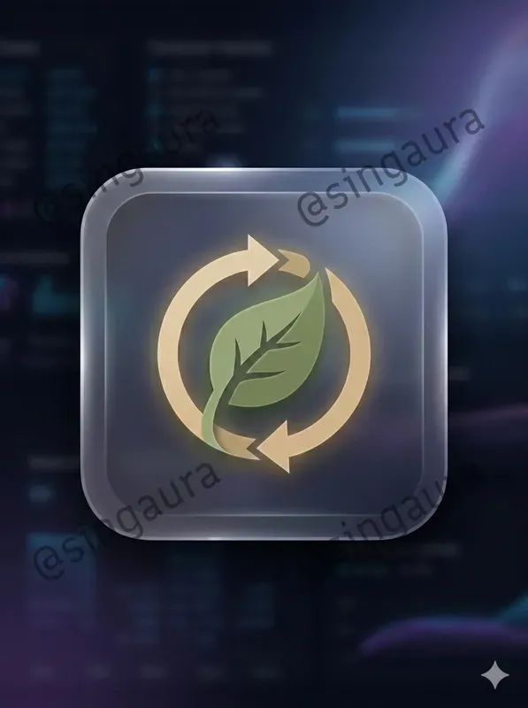 Glass UI Icon Set Designs