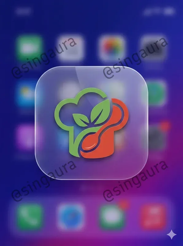 Glass UI Icon Set Designs