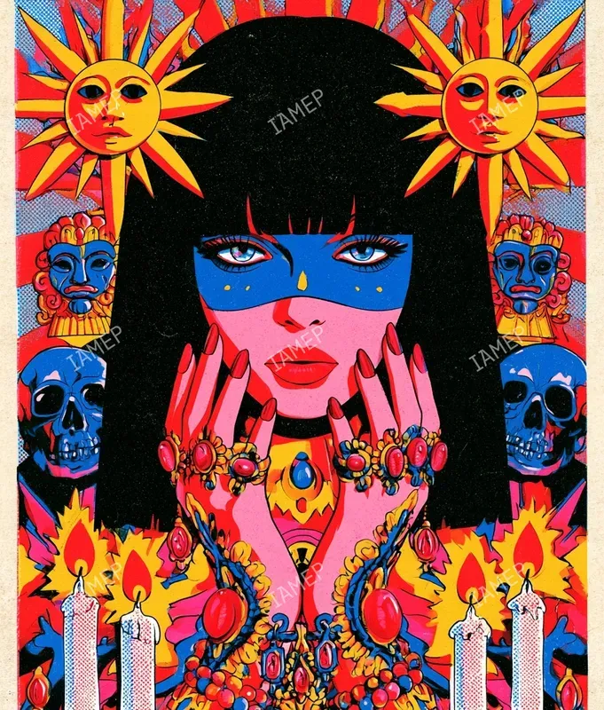 Retro Surreal Poster Illustrations