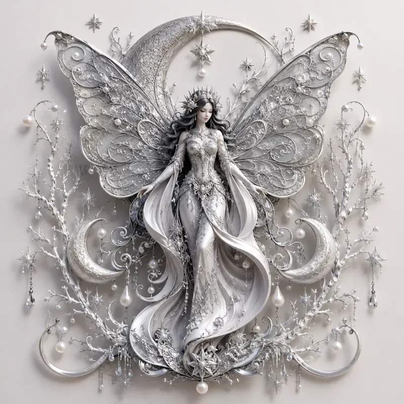 Celestial Winter Fantasy Ornaments