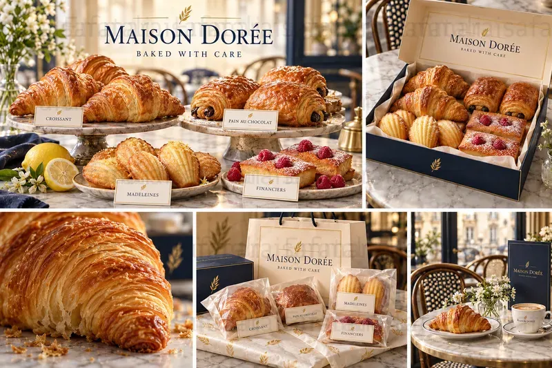 Bakery Collection Branding Boards