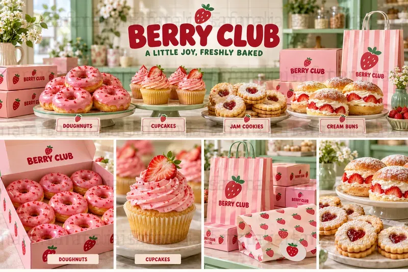 Bakery Collection Branding Boards