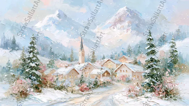 Magical Winter Fairytale Frame Tv Art