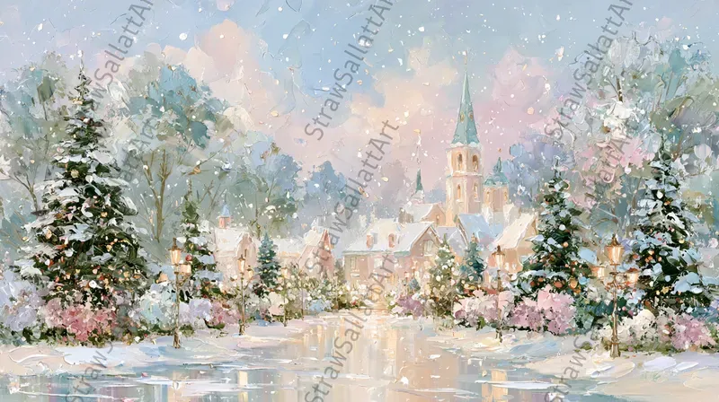 Magical Winter Fairytale Frame Tv Art