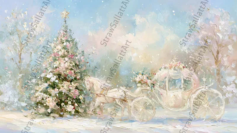 Magical Winter Fairytale Frame Tv Art