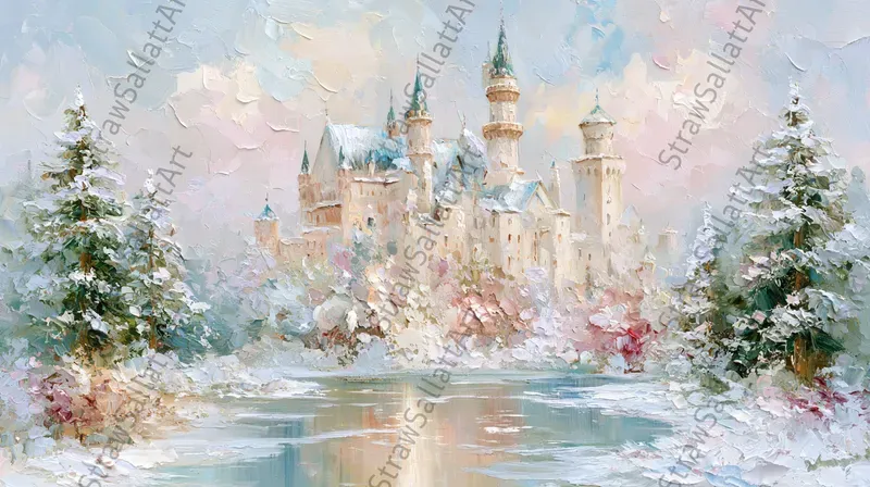 Magical Winter Fairytale Frame Tv Art