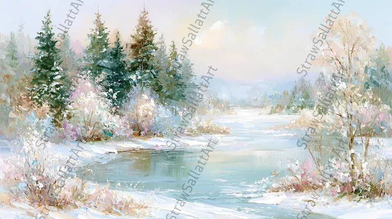 Magical Winter Fairytale Frame Tv Art