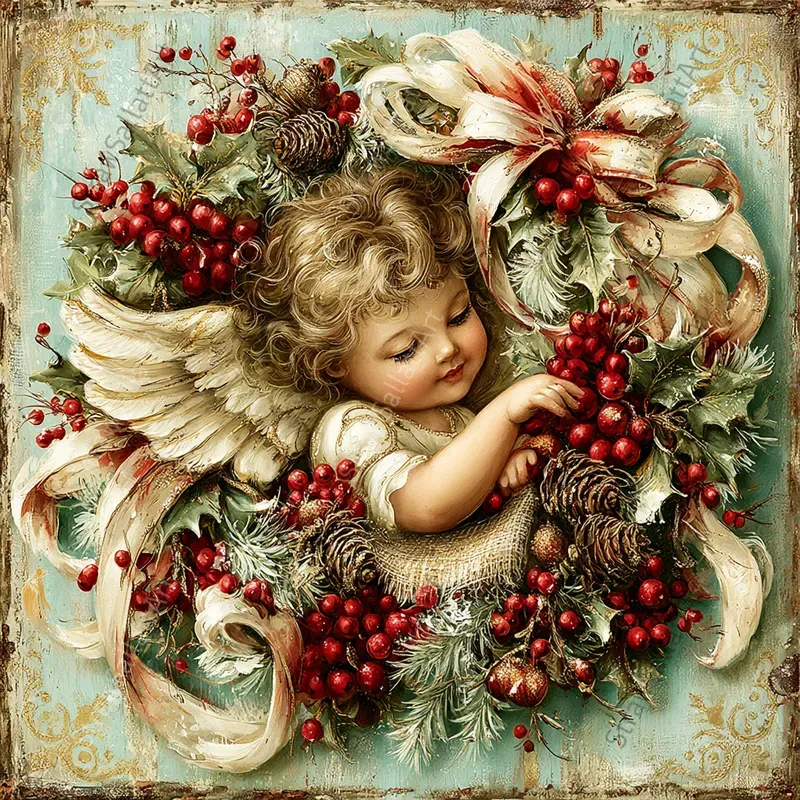 Vintage Christmas Postcard Junk Journals