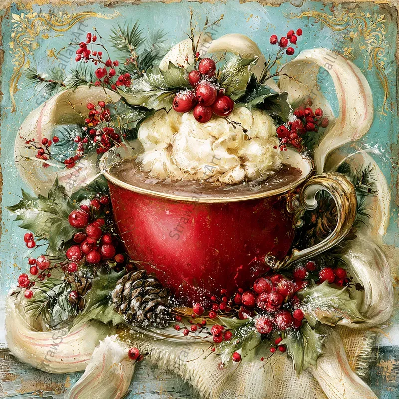 Vintage Christmas Postcard Junk Journals