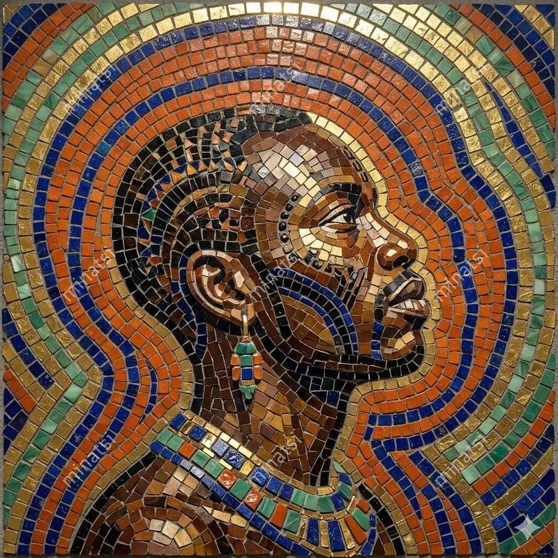Byzantine Opus Musivum Mosaic Portraits