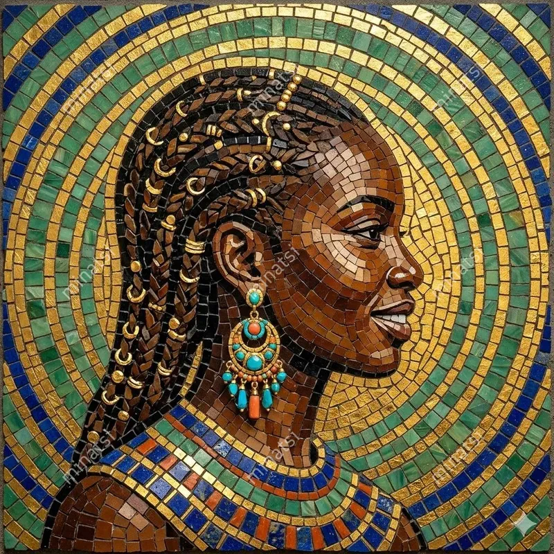 Byzantine Opus Musivum Mosaic Portraits