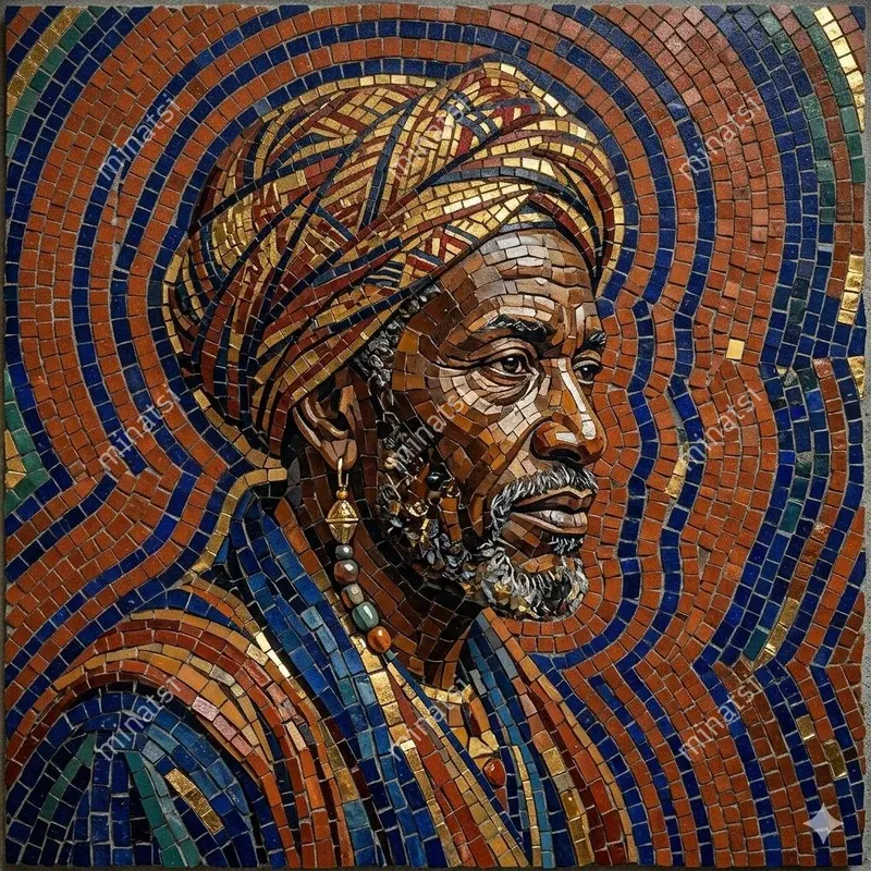 Byzantine Opus Musivum Mosaic Portraits