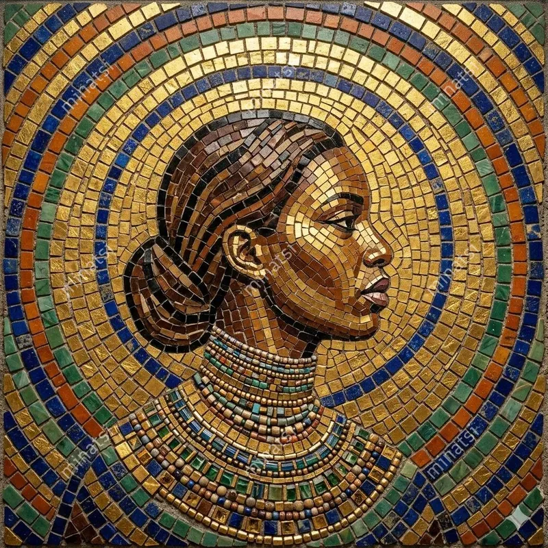 Byzantine Opus Musivum Mosaic Portraits
