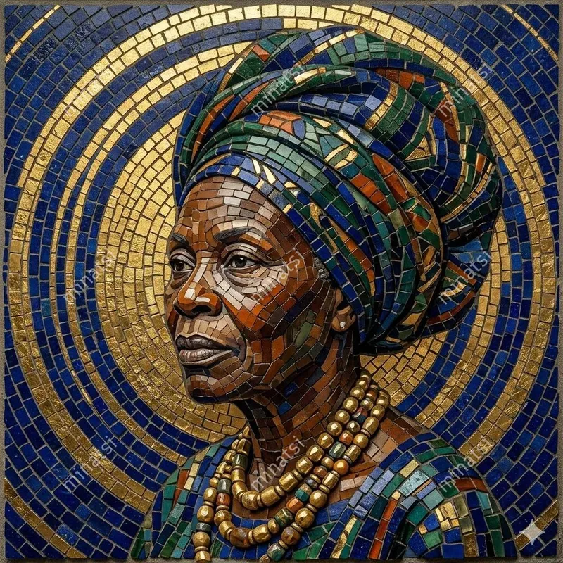 Byzantine Opus Musivum Mosaic Portraits
