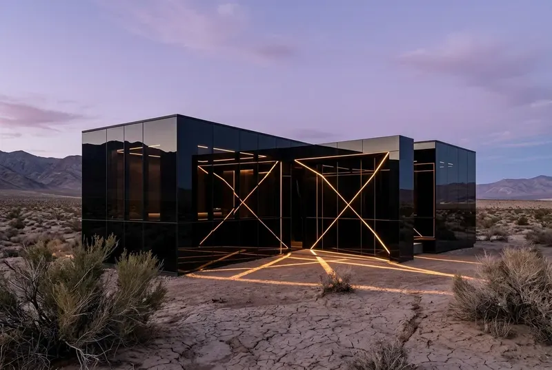 Minimalist Desert Monoliths