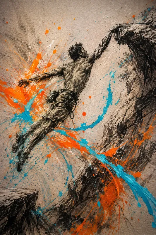 Charcoal Splatter Motions