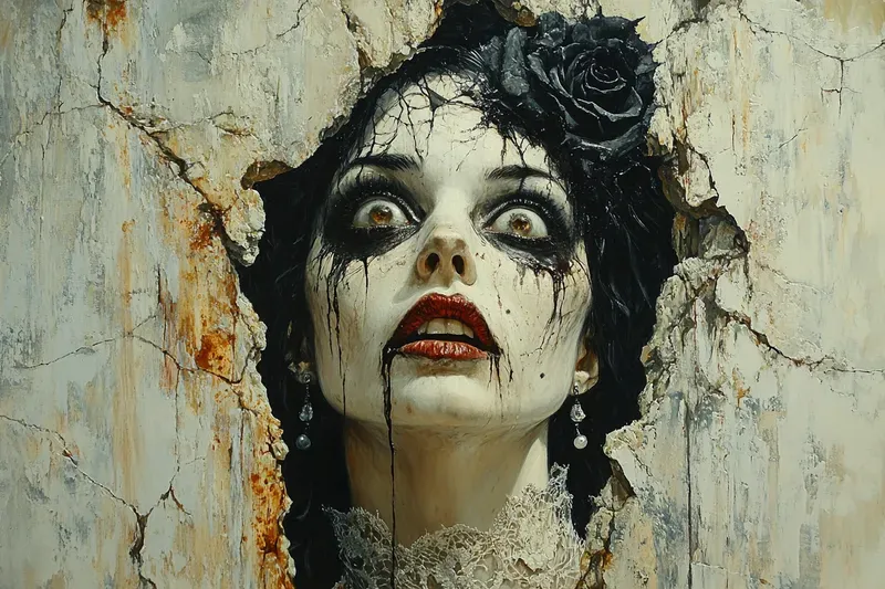 Horrifying Halloween Wall Faces
