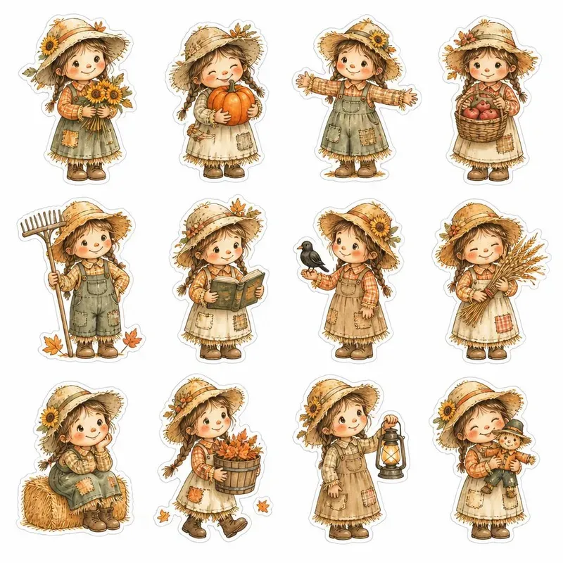 Storybook Character Fussy Cut Sheets