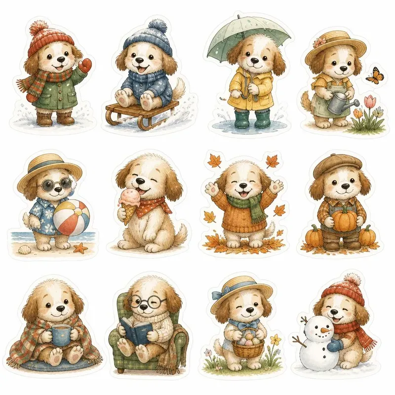 Storybook Character Fussy Cut Sheets