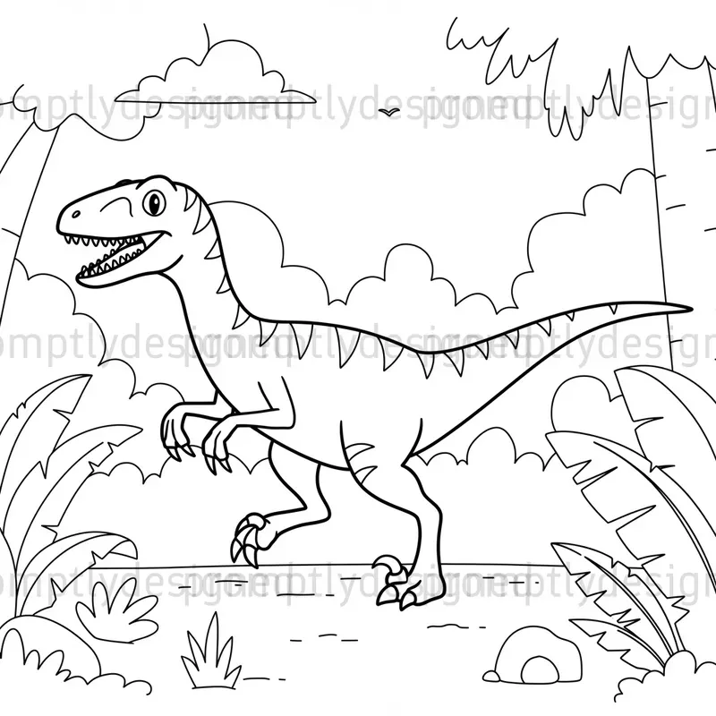 Dinosaur Coloring Pages For Kids