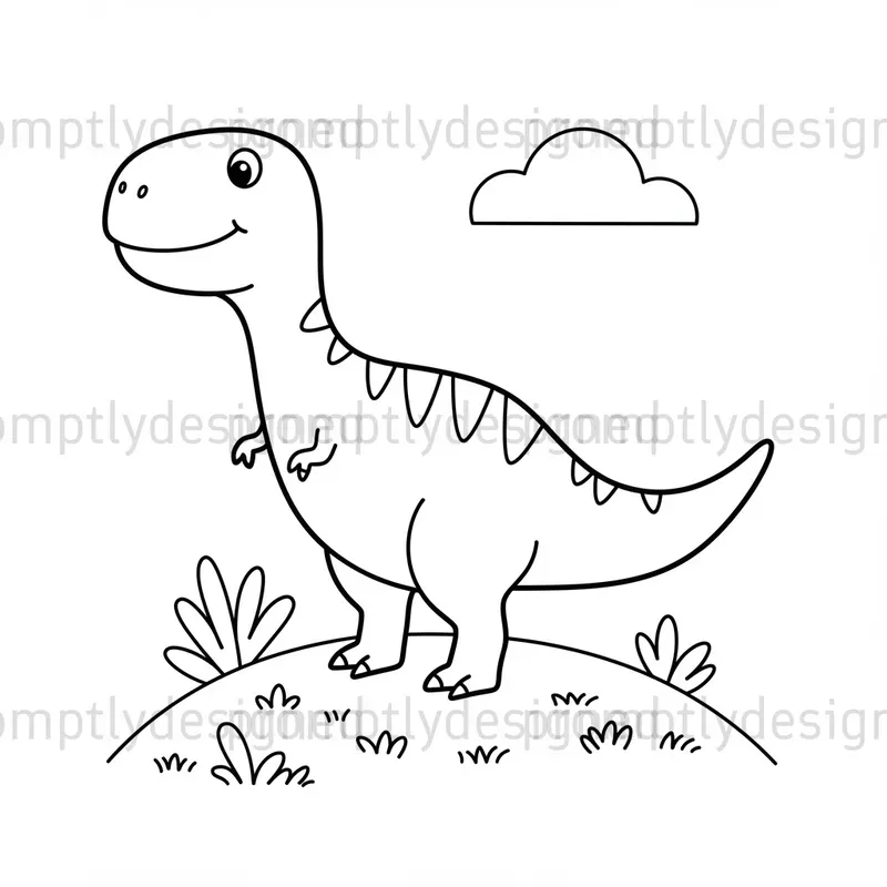 Dinosaur Coloring Pages For Kids