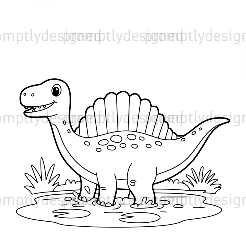 Dinosaur Coloring Pages For Kids
