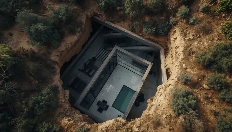 Cinematic Underground Luxury Villas