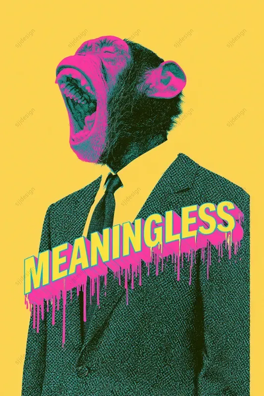 Cmyk Glitch Poster Art