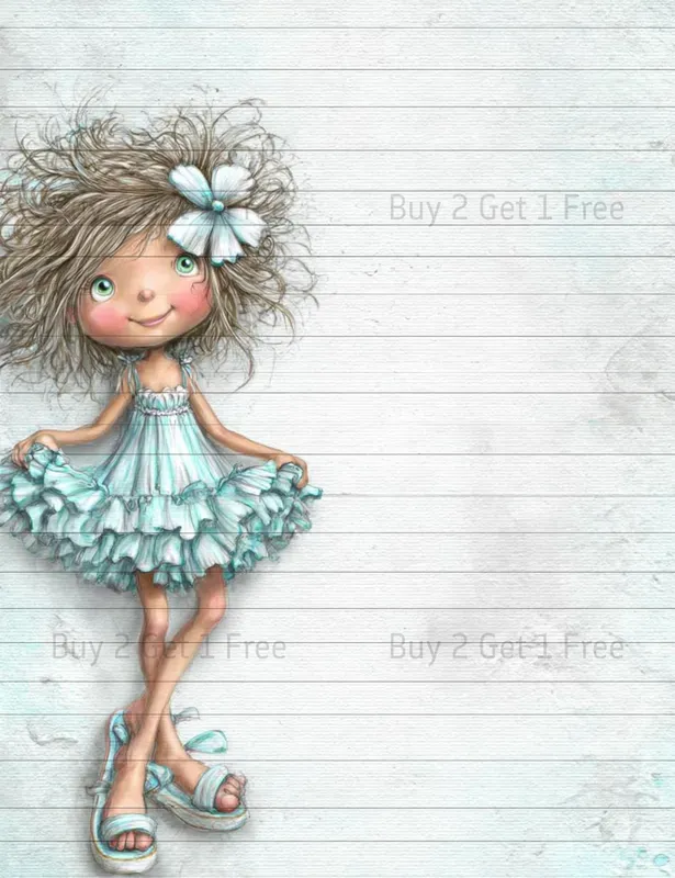 Alice In Seaside World Plain Papers