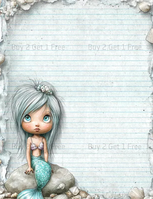 Alice In Seaside World Plain Papers