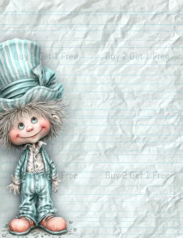 Alice In Seaside World Plain Papers