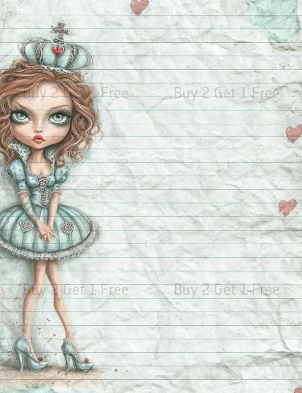 Alice In Seaside World Plain Papers