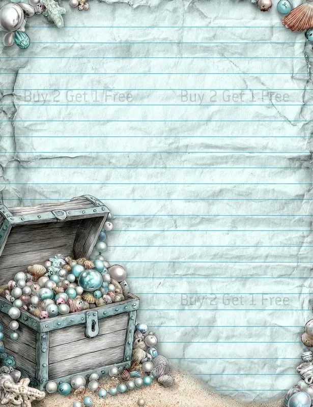 Alice In Seaside World Plain Papers