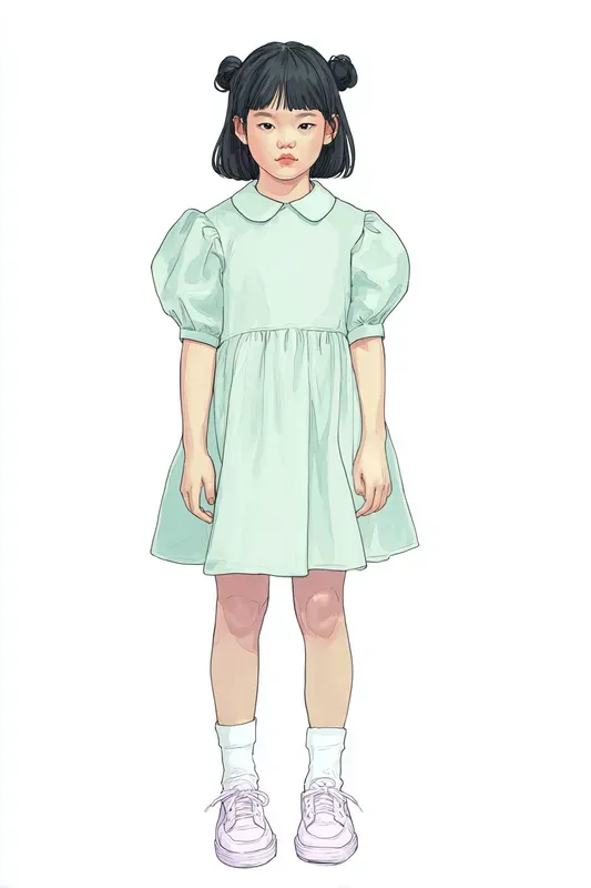 Modern Kids Wardrobe Character Designs
