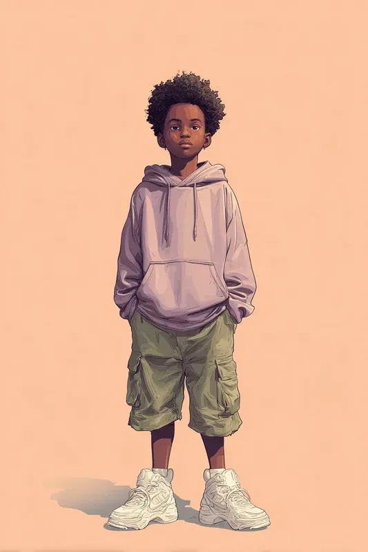 Modern Kids Wardrobe Character Designs