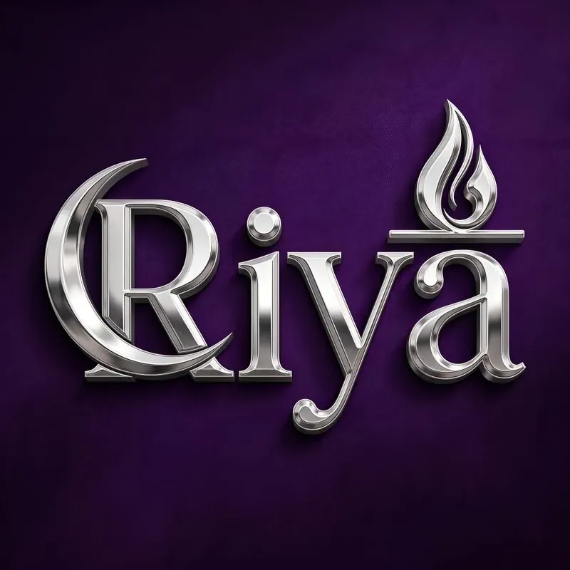 3D Metallic Name Logo Generator
