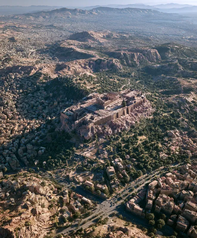 Cinematic 3D Landmark Map Dioramas