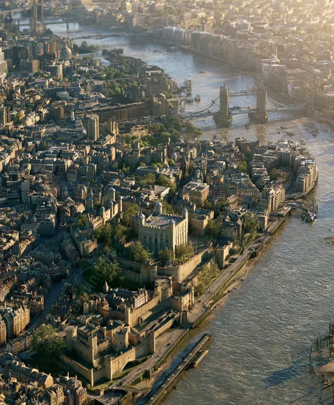 Cinematic 3D Landmark Map Dioramas