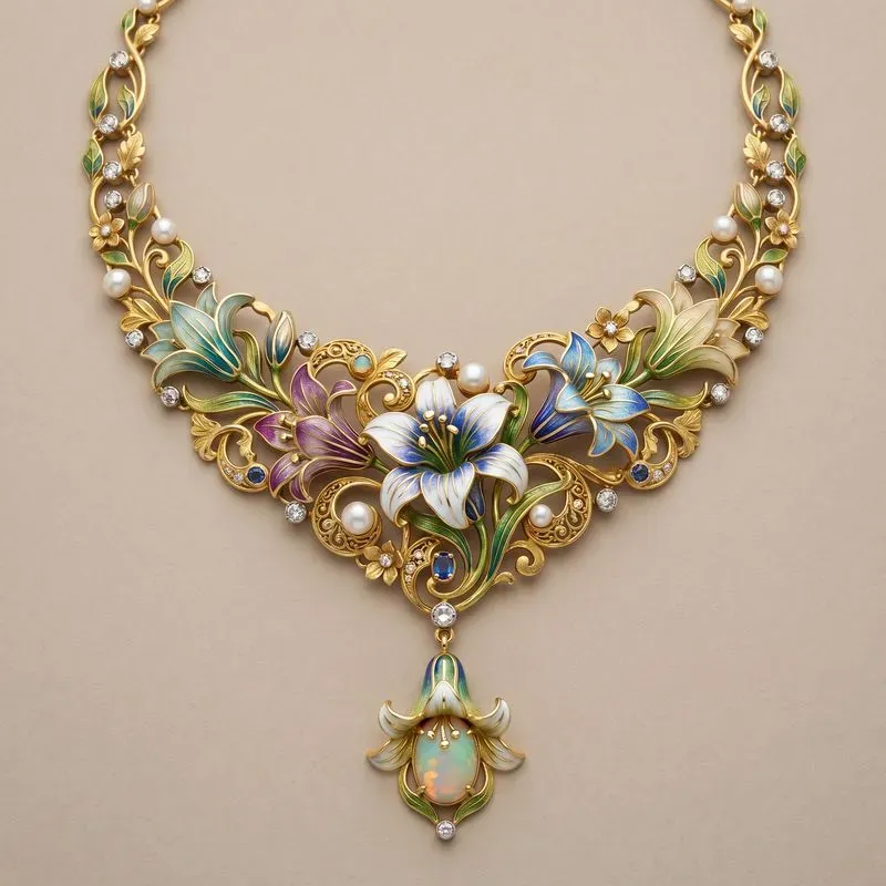 Art Nouveau Jewelry Design Generator